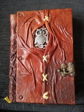 Handcrafted leather note for sale  LIVERPOOL