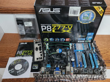 Placa-mãe ASUS P8Z77-V LX combo i7-3770k CPU 8GB RAM cooler drivers caixa manual, usado comprar usado  Enviando para Brazil