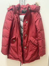 Woolrich parka rosso usato  Castelverde