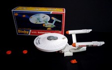 Dinky No.358 Star Trek USS Enterprise 1976 com nave espacial, 2 fótons e caixa comprar usado  Enviando para Brazil
