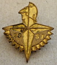 Vintage brass badge for sale  WATERLOOVILLE
