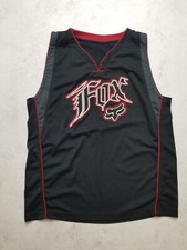 Camiseta de basquete Fox Racing motocross sem mangas logotipo grande Y2K masculina tamanho G comprar usado  Enviando para Brazil