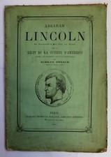 Livre abraham lincoln d'occasion Livre abraham lincoln d'occasion  Sartrouville