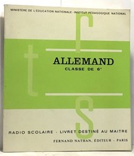 Allemand classe radio d'occasion  Bazouges-la-Pérouse