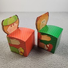 Conjunto de caixas de papel infantil repolho patch vintage 2 caixas de presente cadeira década de 1980 decoração de festa, usado comprar usado  Enviando para Brazil