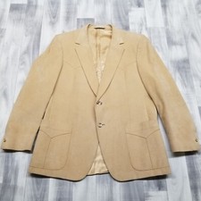 Blazer masculino bege vintage Goldwaters jaqueta de tecido personalizada estilo ocidental casaco 21”/31” comprar usado  Enviando para Brazil