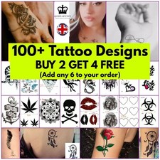 Temporary tattoos mens for sale  PETERBOROUGH
