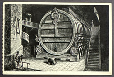 Cartão postal da Alemanha 1935 - Sala de barril de cerveja Heidelberg Brewery comprar usado  Enviando para Brazil