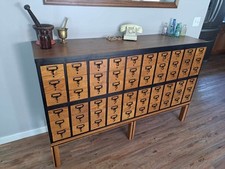 Vintage wooden apothecary for sale  Sandpoint