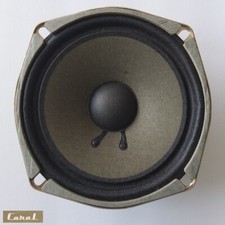 woofer vintage CORAL 51/4" médio/baixo 5A-12A, Japão c.1970 — surround permanente — excelente comprar usado  Enviando para Brazil