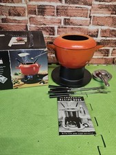 Cast iron fondue for sale  SURBITON