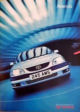 Toyota avensis brochure for sale  BIGGLESWADE