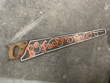 Vintage saw sign for sale  PONTYPRIDD