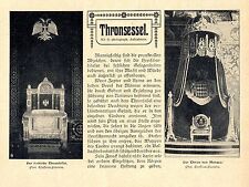 Thronsessel herrscherhäuser p gebraucht kaufen  Hamburg