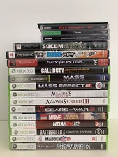 Lote de 18 jogos XBOX 360 PS2 PlayStation PSP PC Mass Effect CoD Marvel MTG DDR NBA comprar usado  Enviando para Brazil