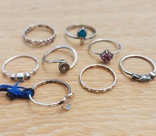 Lot bagues argent d'occasion  Clermont-Ferrand-