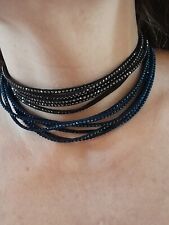 Vintage leather swarovski d'occasion  Puteaux
