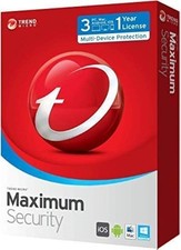 Trend Micro Maximum Security 2025 - 3 użytkowników 1 rok (KARTKA POCZTĄ) na sprzedaż  Wysyłka do Poland