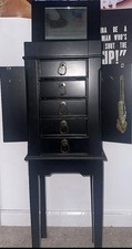 Black jewelry cabinet for sale  Menasha