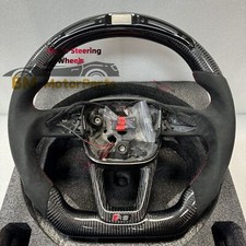 Volante Alcantara de fibra de carbono compatível com Audi SQ5 Q2 Q3 SQ7 SQ8 S5 RS3 com LED, usado comprar usado  Enviando para Brazil