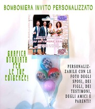Bomboniere invito matrimonio usato  Italia