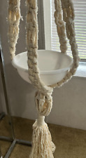 Vintage handmade macrame for sale  Greenville