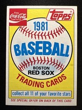 red boston coke sox cola 1981 for sale red boston coke sox cola 1981 for sale Wylie