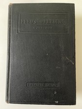 FEEDS AND FEEDING 1948 50th Edition Morrison For Stockman Livestock Vtg Farm Hc segunda mano  Embacar hacia Mexico