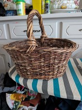 Panier osier ancien d'occasion Panier osier ancien d'occasion  Guise