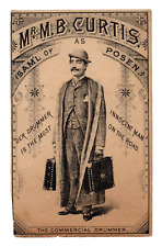 RZADKI 1881 M.B. Curtis Sam'l z Poznania Teatr Judaica Karta reklamowa George Jessop na sprzedaż  Wysyłka do Poland