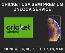 Cricket USA, iPhone 5, 6, 7, 8, X, XR, XS, Max, Desbloqueio de Fábrica, Semi Premium comprar usado  Enviando para Brazil