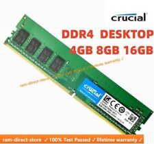 Crucial DDR4 4GB 8GB 16GB 2400Mhz 2666 3200 PC4 288pins Desktop Memory Dimm Ram comprar usado  Enviando para Brazil