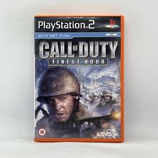 Call of Duty Finest Hour PS2 Sony PlayStation jogo grátis pós PAL, usado comprar usado  Enviando para Brazil