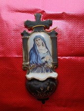Bénitier faïence religieuse d'occasion  La Cadière-d'Azur