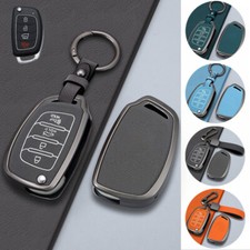 Usado, Capa chaveiro de carro liga de couro para Hyundai Tucson IX25 IX35 Elantra Sonata comprar usado  Enviando para Brazil