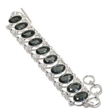 Pulseira de prata esterlina 925 feita à mão com pedra preciosa Alexandrite tamanho 7-8" comprar usado Pulseira de prata esterlina 925 feita à mão com pedra preciosa Alexandrite tamanho 7-8" comprar usado  Enviando para Brazil