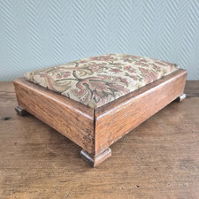 Escada de degraus vintage floral para pés pufe riser sofá caddy comprar usado  Enviando para Brazil