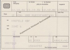 Riginalfahrkarte deutsche bahn gebraucht kaufen  Dortmund