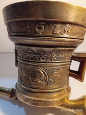 Mortaio vintage bronzo usato  Meda