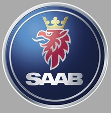 Saab sticker vinyle d'occasion  Concarneau