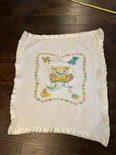 Cobertor térmico para bebê com acabamento acetinado ursinho de pelúcia 42x37” comprar usado  Enviando para Brazil