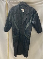leather coat black ladies for sale  Detroit