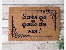 Tappeto zerbino personalizzato usato  Acate