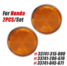 Refletor de tampa de garfo dianteiro âmbar 2 peças para Honda CT70 SL70 SL90 Z50A CL100 CB175 comprar usado  Enviando para Brazil