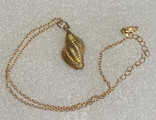 Gold tone conch for sale  Claremont