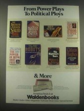 1985 Waldenbooks Book Store Anúncio - Power Plays comprar usado  Enviando para Brazil