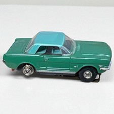 AURORA MODEL MOTORING THUNDER JET 500 1964 FORD MUSTANG-RARO VERDE-BOM-FUNCIONA!, usado comprar usado  Enviando para Brazil