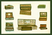 Lithographie 1892 historische gebraucht kaufen  Burgdorf