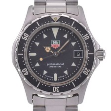 Relógio masculino TAG HEUER 2000 973.013 profissional 200 m mostrador preto quartzo H#142326 comprar usado  Enviando para Brazil