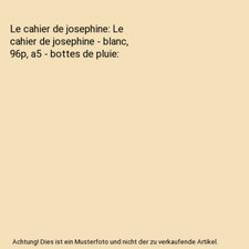 Cahier josephine cahier gebraucht kaufen  Trebbin